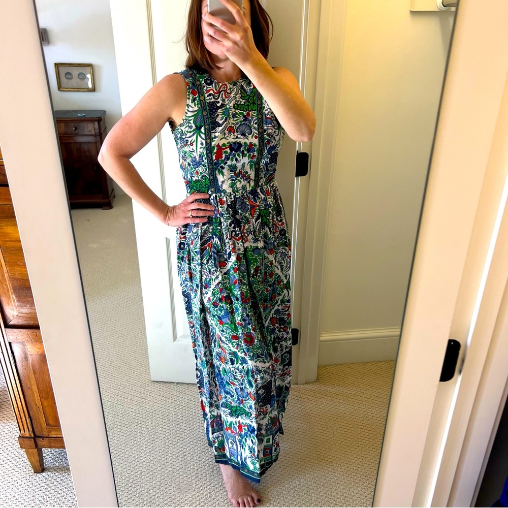 Vintage Printed Cotton Dress